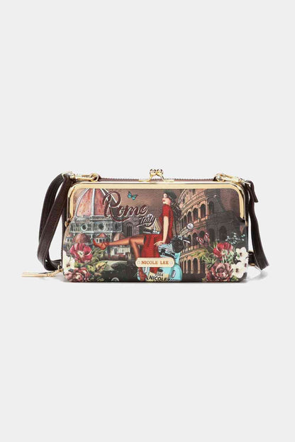 Nicole Lee USA Signature Kiss Lock Crossbody Wallet - Bigem's Otaku Boutique101300315652330Nicole Lee USA Signature Kiss Lock Crossbody WalletTrendsiBigem's Otaku Boutique101300315652330Memory Of RomeOne SizeShip from USANicole Lee USA