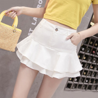 Retro Denim Shorts Skirt - Bigem's Otaku Boutique844826_ZT7TA72Retro Denim Shorts SkirtBigem's Otaku Boutique Bigem's Otaku Boutique844826_ZT7TA72WhiteSLadiesSkirtJeans