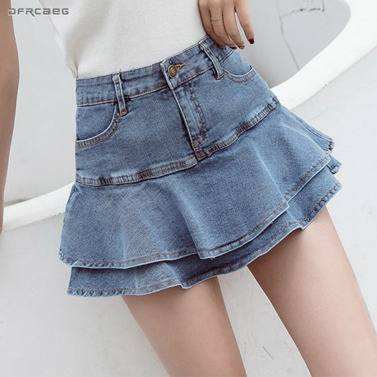 Retro Denim Shorts Skirt - Bigem's Otaku Boutique844826_ZT7TA72Retro Denim Shorts SkirtBigem's Otaku Boutique Bigem's Otaku Boutique844826_ZT7TA72WhiteSLadiesSkirtJeans