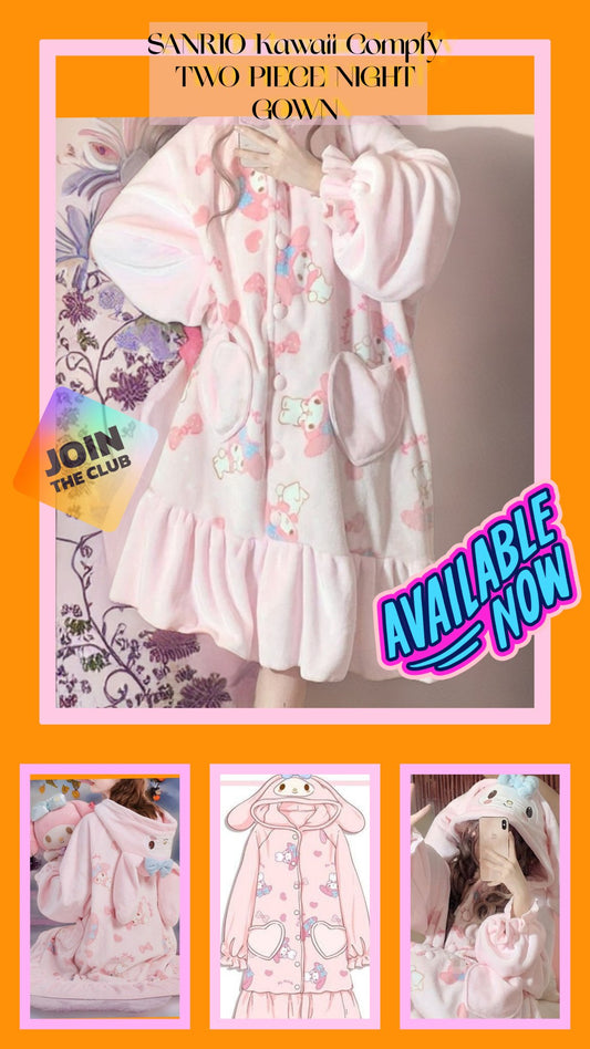 Sanrio Two Piece Nightgown - Bigem's Otaku Boutique852070_3FE9RVCSanrio Two Piece NightgownBigem's Otaku Boutique Bigem's Otaku Boutique852070_3FE9RVC1S-42-45KGMother's Day SalePajamasMen's