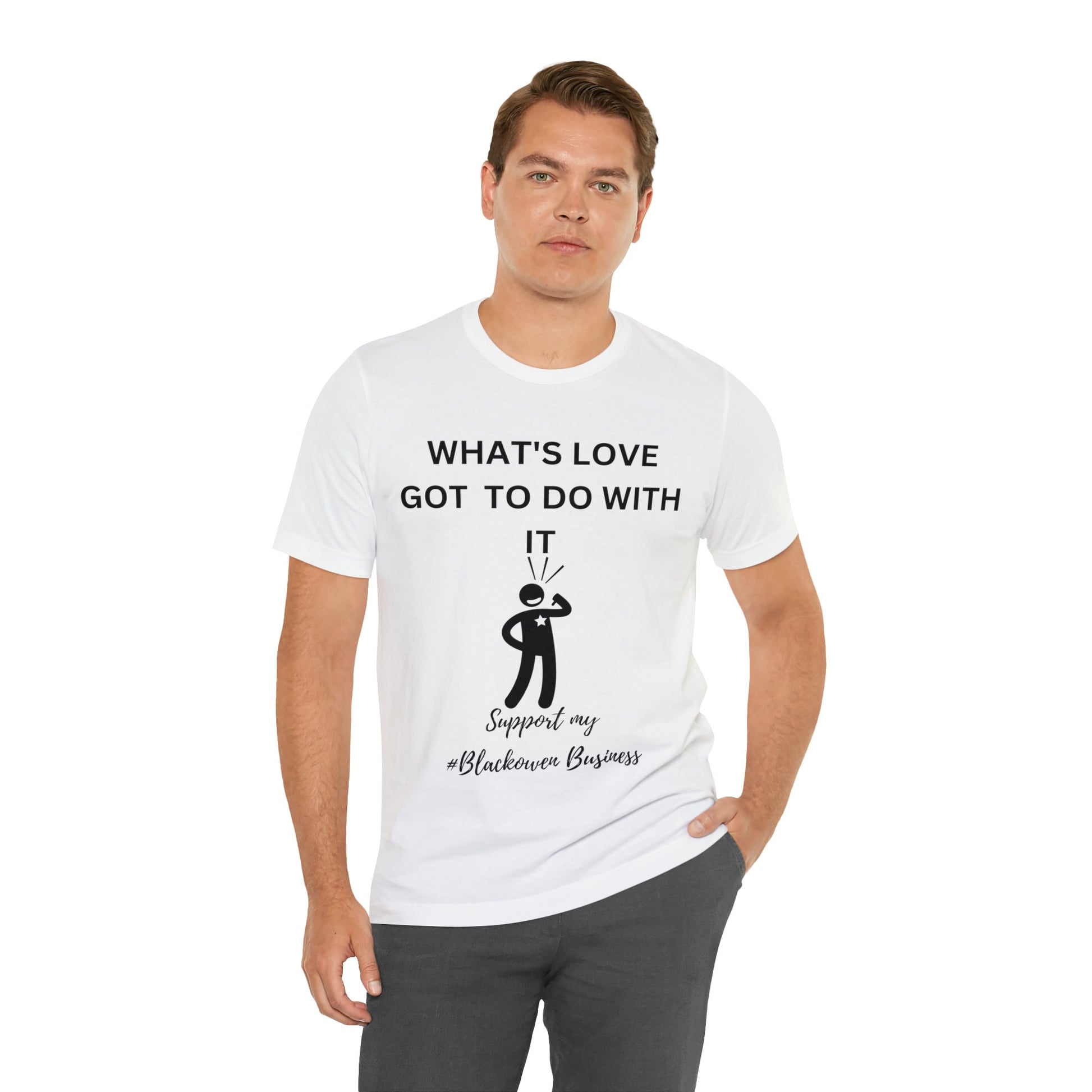 What's Love Got To Do With It Unisex Jersey Short Sleeve Tee - Bigem's Otaku BoutiqueT-Shirt82069222277688865228What's Love Got To Do With It Unisex Jersey Short Sleeve TeeT-ShirtPrintifyBigem's Otaku Boutique82069222277688865228WhiteSCrew neckDTGCotton