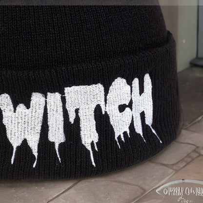 WITCH Beanies Hats For Women - Bigem's Otaku BoutiqueBeanieJUKVHUEWITCH Beanies Hats For WomenBeanieBigem's Otaku Boutique Bigem's Otaku BoutiqueJUKVHUEBlackHalloweenHalloween beaniebeanie
